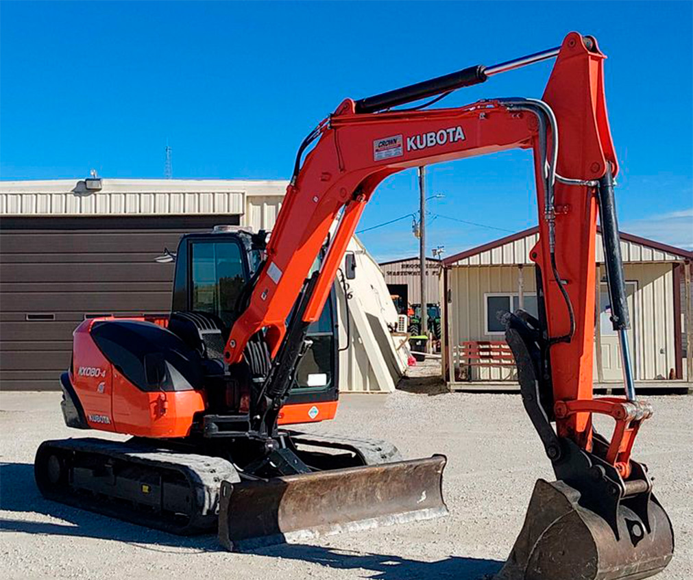 2016 Kubota KX080-4 Excavator