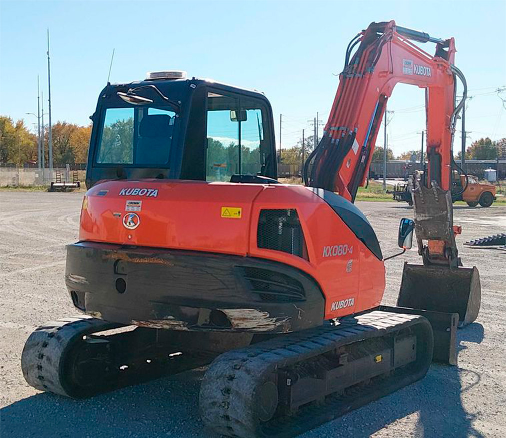 2016 Kubota KX080-4 Excavator