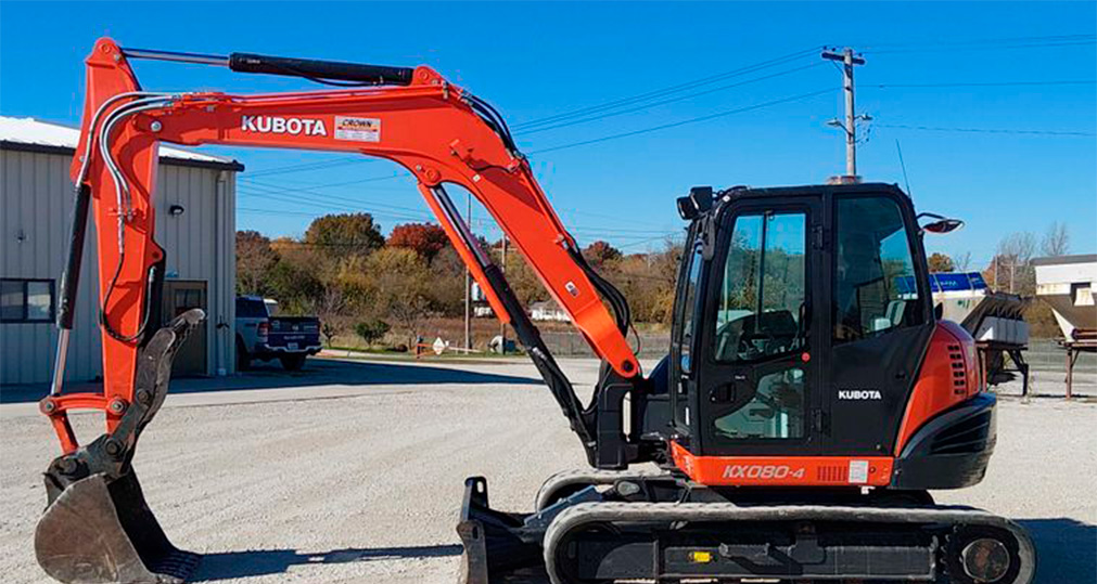 2016 Kubota KX080-4 Excavator