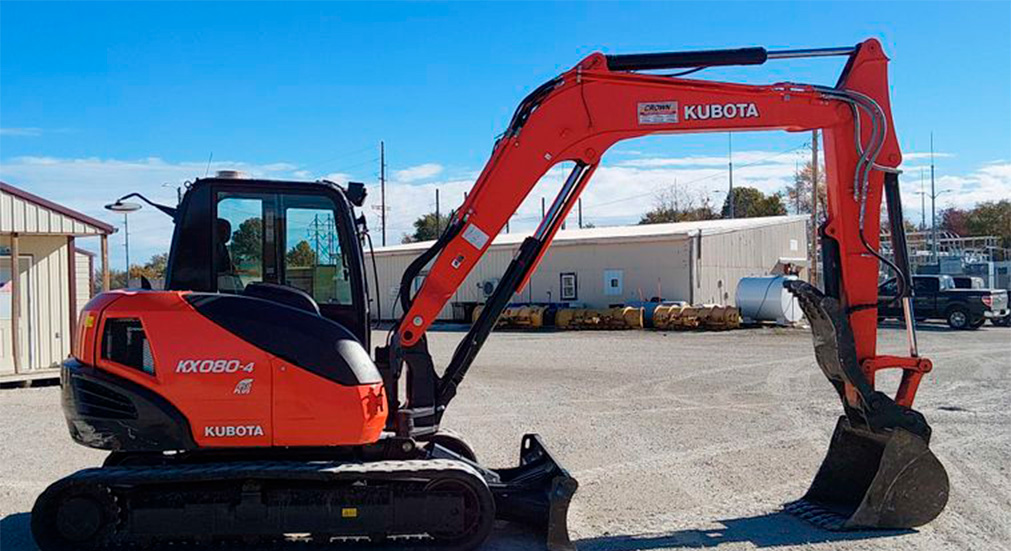 2016 Kubota KX080-4 Excavator